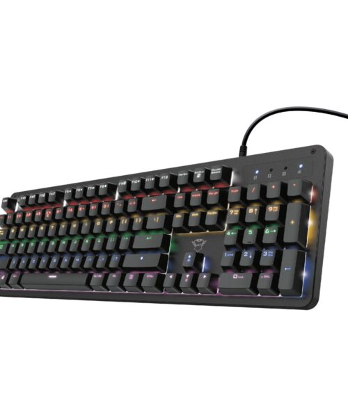 Teclado Mecánico Gamer Trust Mazz Mech Gxt 863 Red Switch