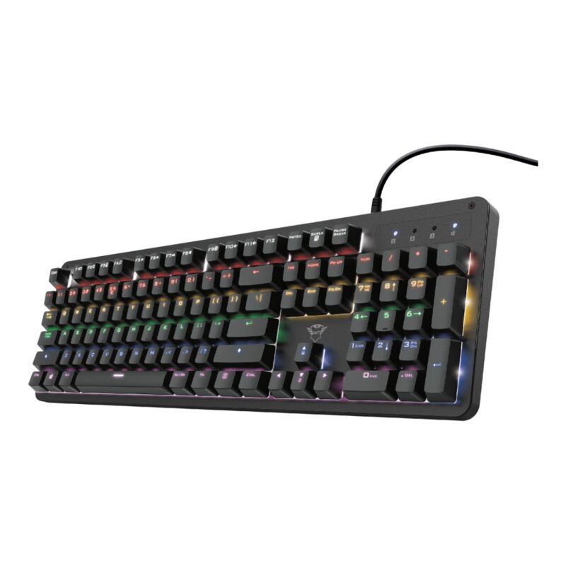 Teclado Mecánico Gamer Trust Mazz Mech Gxt 863 Red Switch