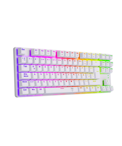 Teclado Mecánico T-Dagger Bora T-TGK315 White