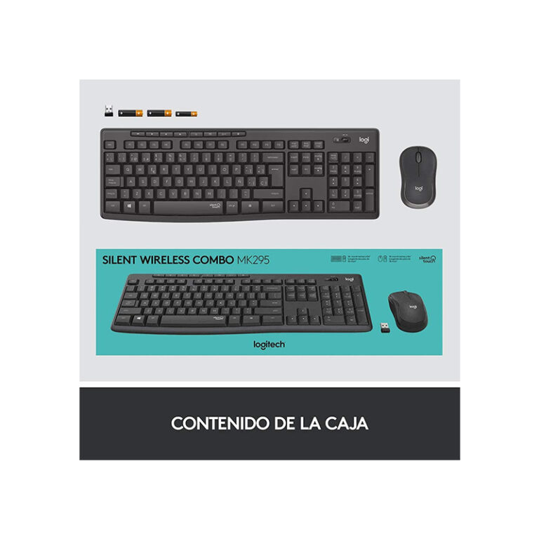 Combo Teclado y Mouse Logitech Mk295 Silent