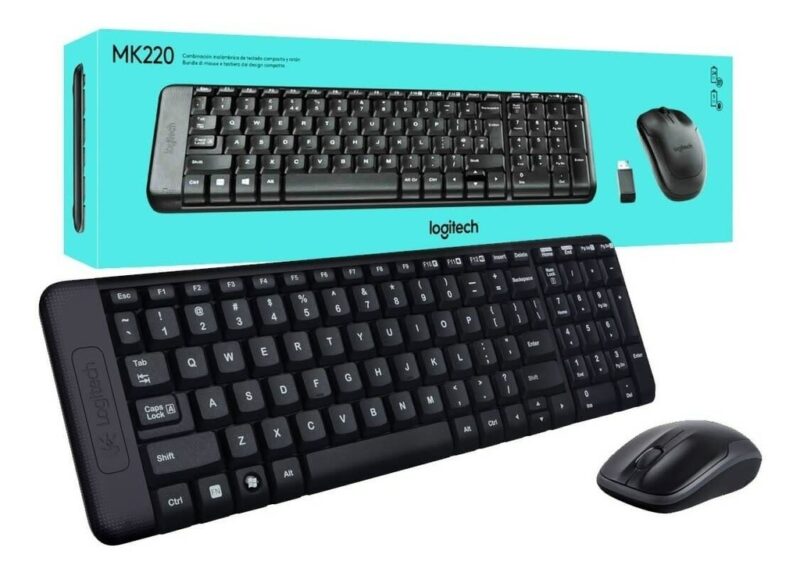 Combo Teclado Mouse Logitech Mk220