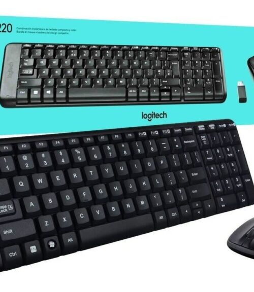 Combo Teclado Mouse Logitech Mk220