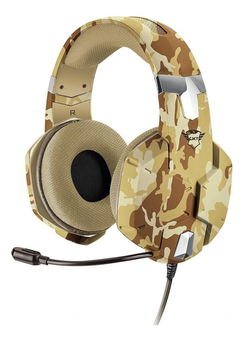 Auricular Gamer Trust Carus Desert Gxt 322D