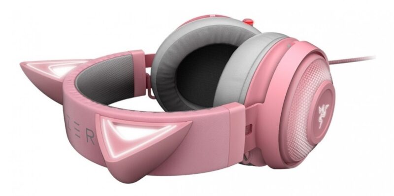 Auricular Gamer Razer Kraken Kitty Chroma Quartz - Imagen 6