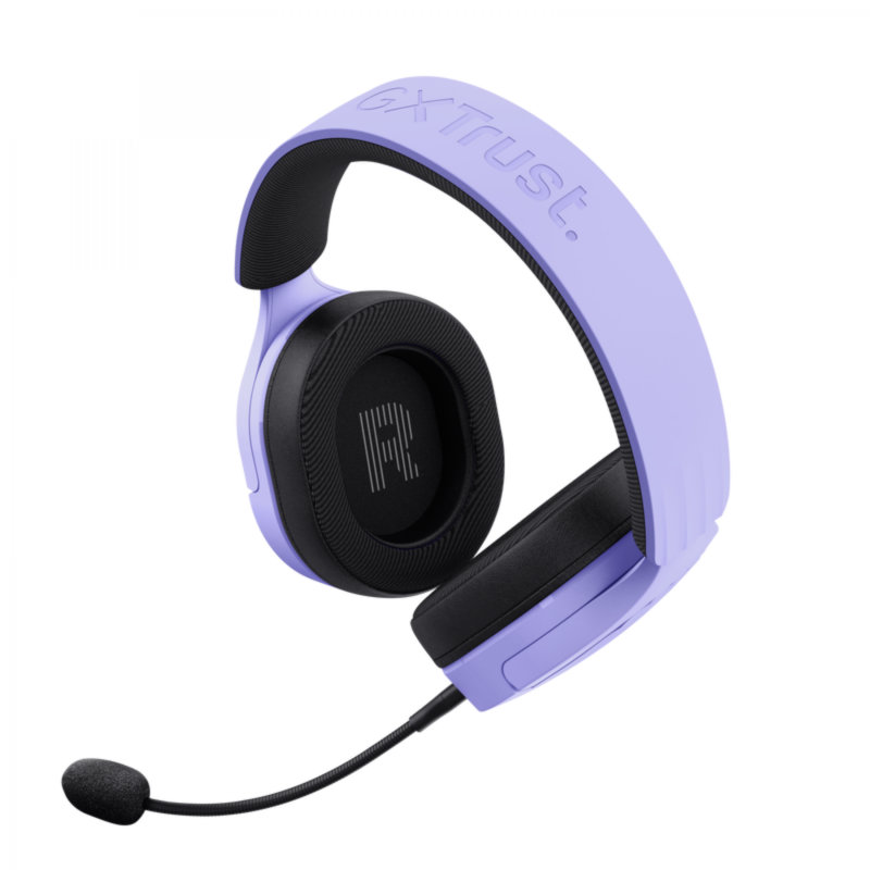 Auricular Gamer Trust Fayzo Wireless Purple Gxt491P - Imagen 4