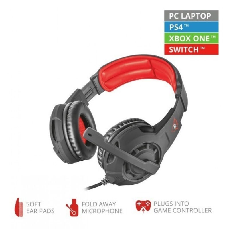 Auricular Gamer Trust Radius Gxt310 Black - Imagen 5