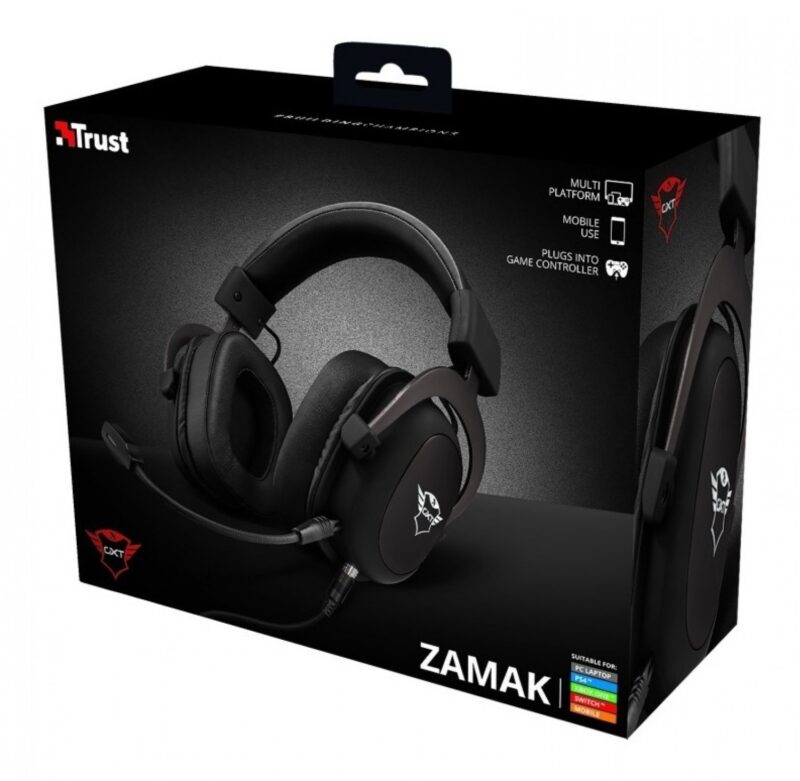 Auricular Gamer Trust Zamak Premium Gxt 414 - Imagen 6