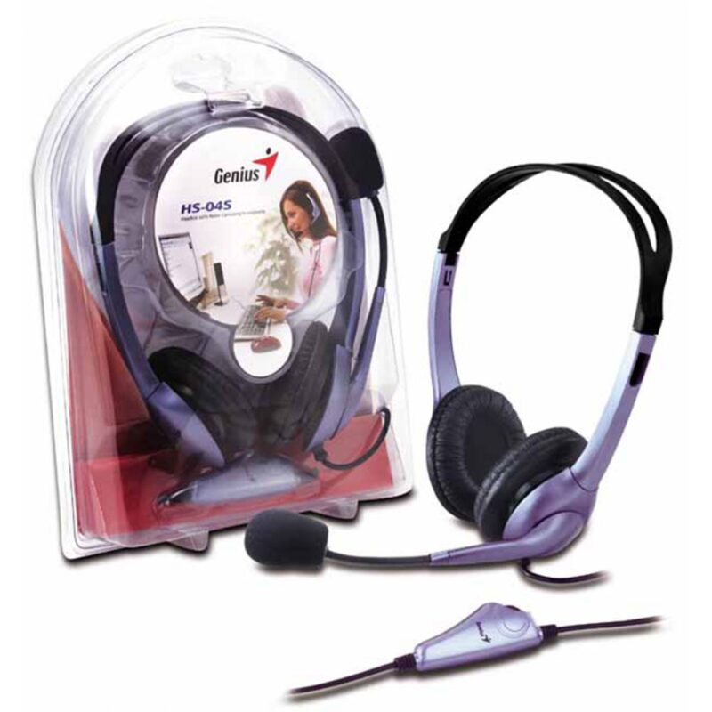 Auricular Genius Hs-04S Dual Plug - Imagen 2