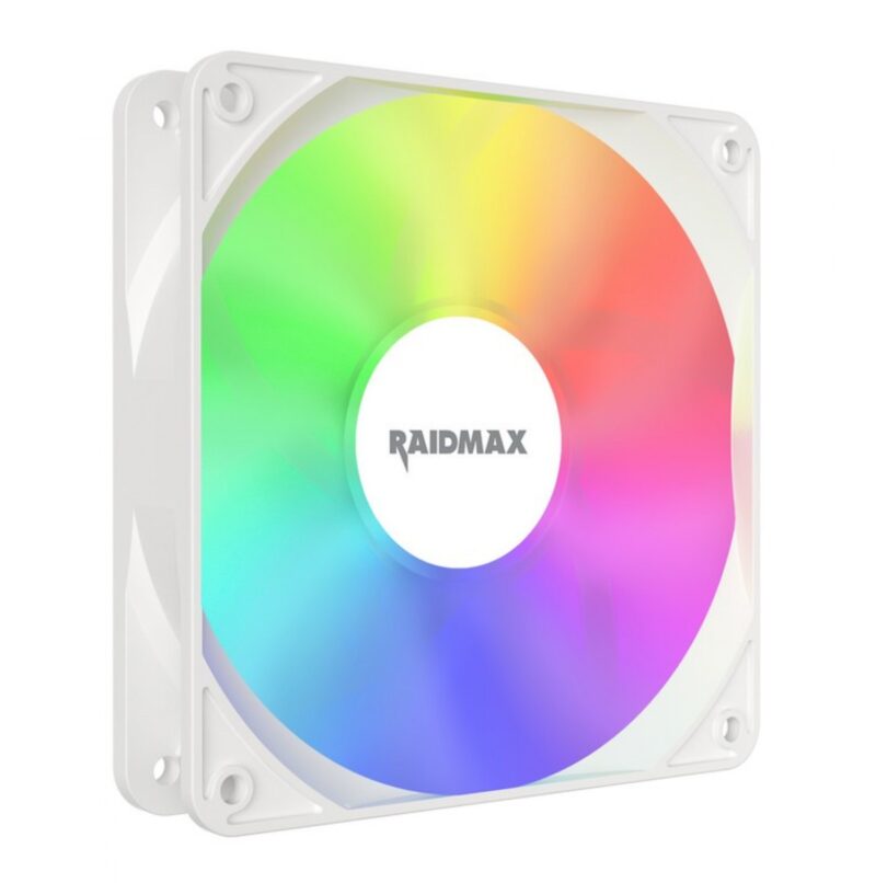 Cooler Fan 120Mm Argb Pmw Raidmax X-Air White - Imagen 3