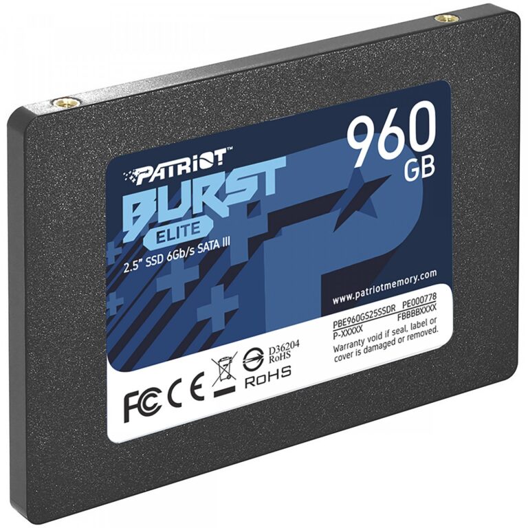 Disco Ssd Patriot Burst Elite Solid 960 Gb Sata3 Pe000778 - Imagen 2