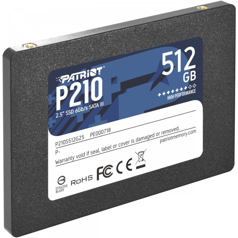 Disco Ssd Patriot P210 Solid 512Gb Sata3 - Imagen 3