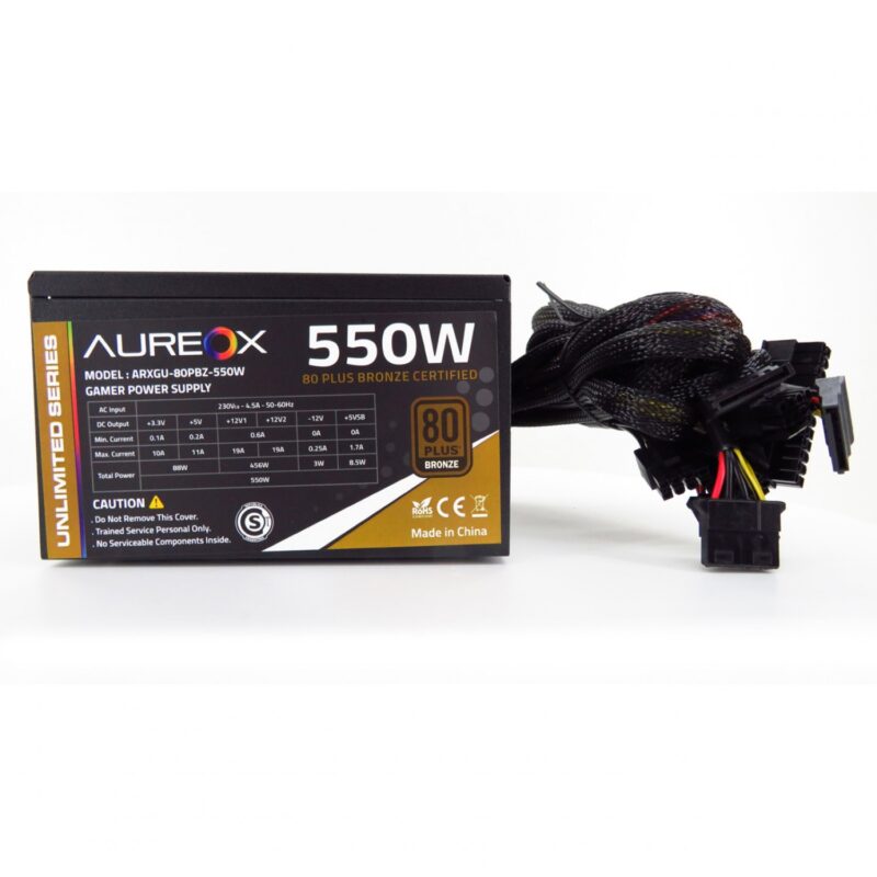 Fuente Gamer Aureox 550W Bronze 80+Psu - Imagen 3