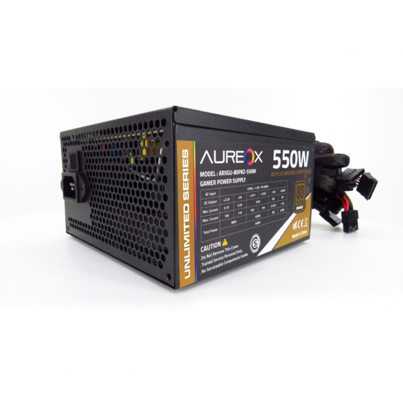 Fuente Gamer Aureox 550W Bronze 80+Psu - Imagen 4