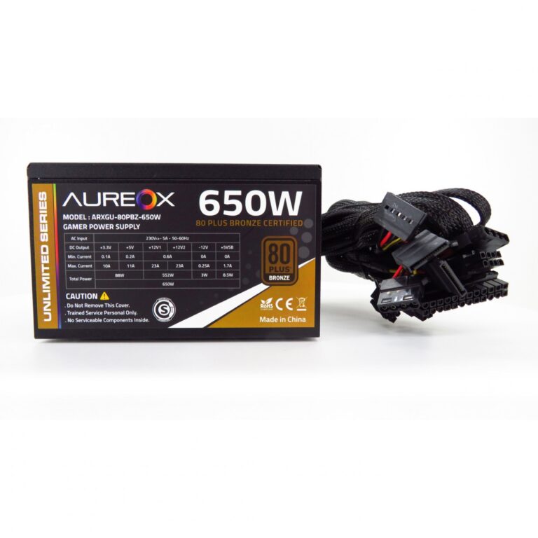 Fuente Gamer Aureox 650W Bronze 80+Psu - Imagen 3