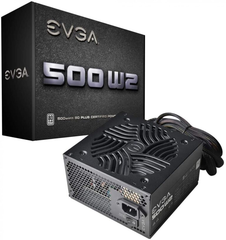 Fuente Gamer Evga 500W W2 80 Plus - Imagen 2