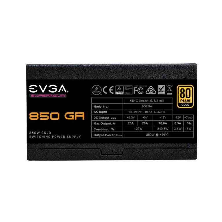 Fuente Gamer Evga 850W Supernova Gold Modular - Imagen 4