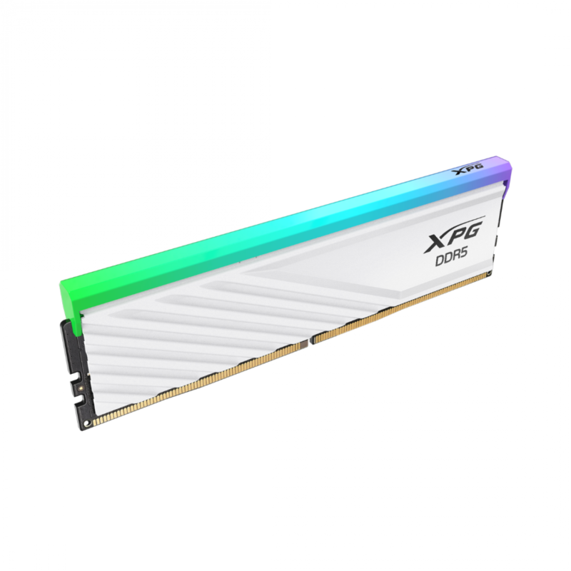 Memoria Adata Dimm Lancer Single 32Gb (2X16) Ddr5 6400 Lancer Blade White Rgb - Imagen 3