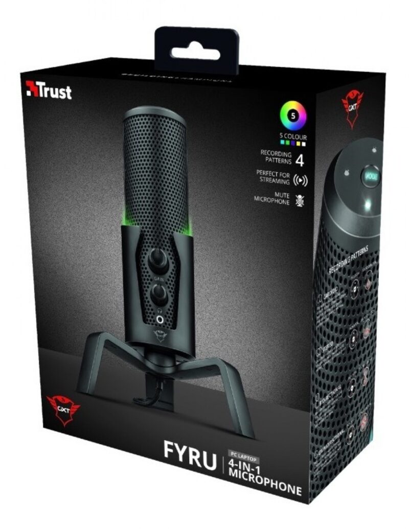 Microfono Trust Fyru 4In1 Streaming Mic Gxt258 - Imagen 3