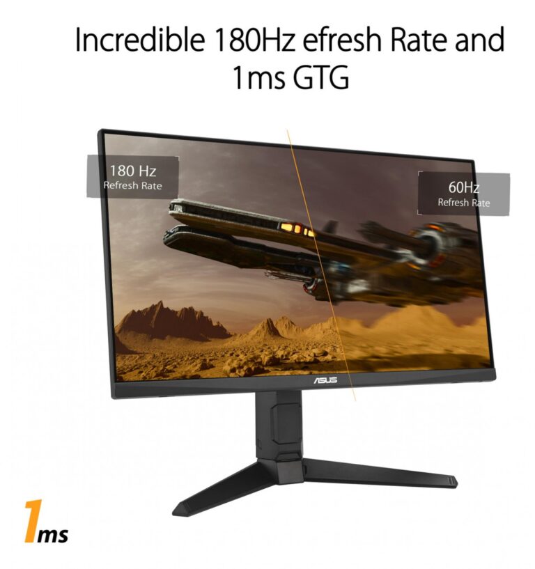 Monitor 24" Asus As Vg249Ql3A Gaming Fhd Fast Ips 180Hz Altura Ajustable - Imagen 5