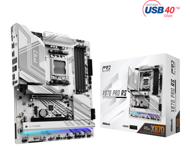 Mother Asrock (Am5) X870 Pro Rs - Imagen 5