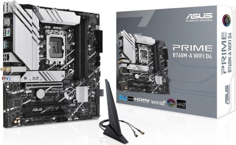 Mother Asus (Lga1700) Prime B760M-A Wifi D4 - Imagen 2