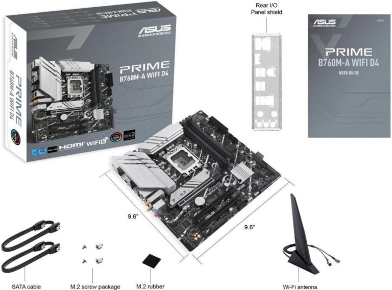 Mother Asus (Lga1700) Prime B760M-A Wifi D4 - Imagen 6