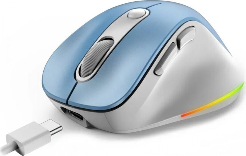 Mouse Genius Rs2 Ergo 9000S Pro Light Blue - Imagen 6
