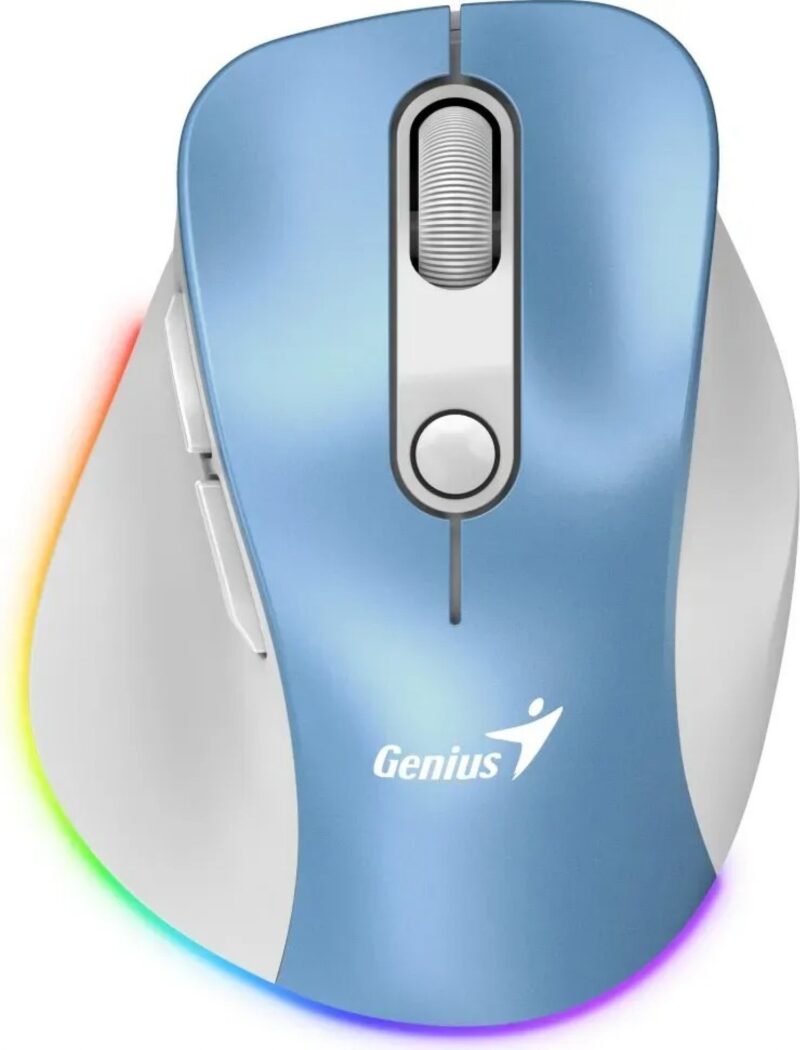 Mouse Genius Rs2 Ergo 9000S Pro Light Blue - Imagen 2