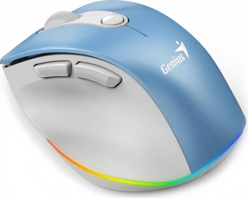 Mouse Genius Rs2 Ergo 9000S Pro Light Blue - Imagen 7