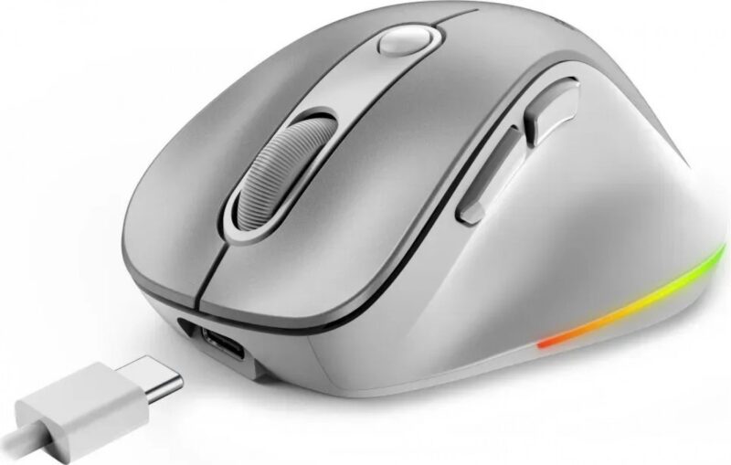 Mouse Genius Rs2 Ergo 9000S Pro Silver - Imagen 4