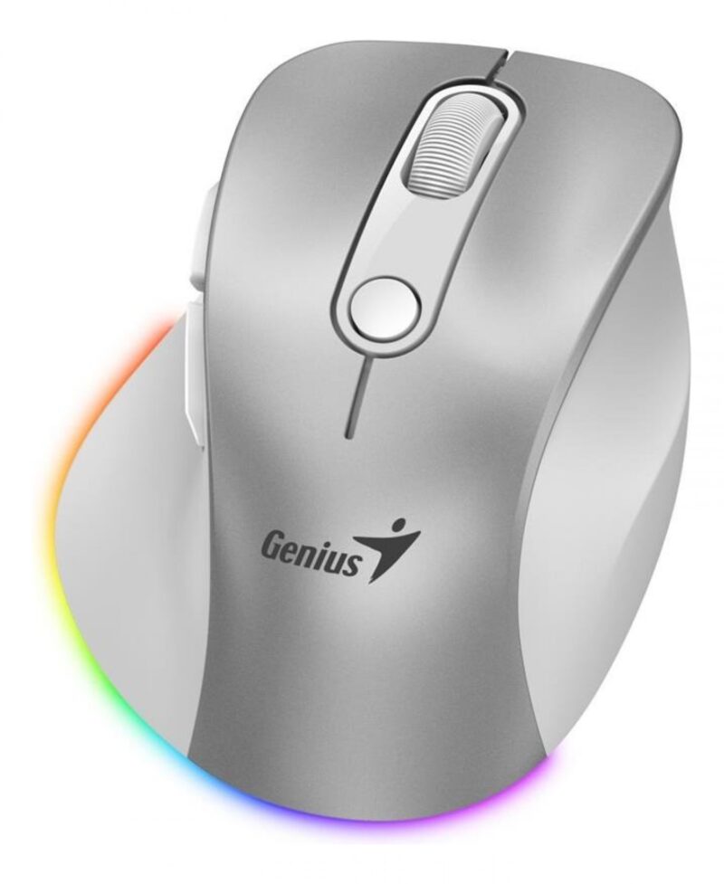 Mouse Genius Rs2 Ergo 9000S Pro Silver - Imagen 2