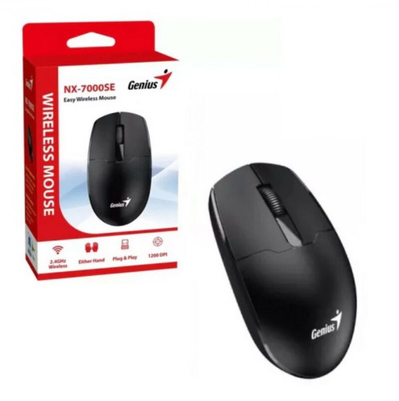 Mouse Genius Rs2 Nx-7000Se Black - Imagen 4