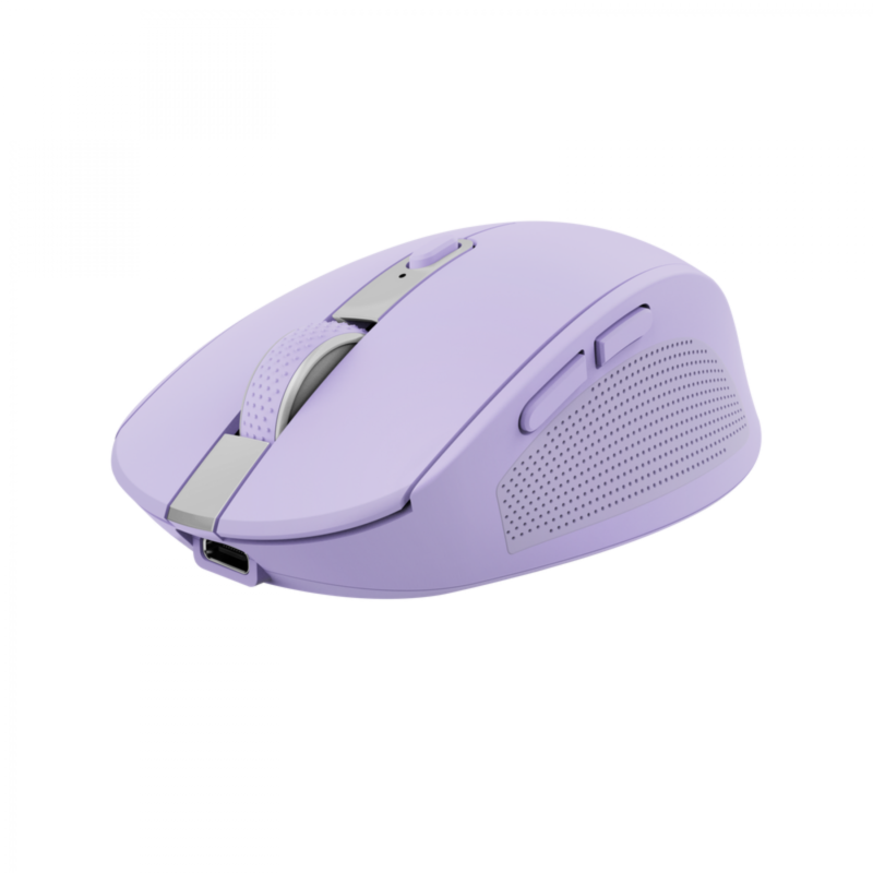 Mouse Trust Ozaa Compact Wireless Purple - Imagen 2
