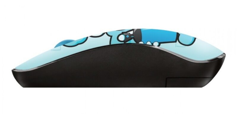 Mouse Trust Sketch Silent Wireless Blue - Imagen 5