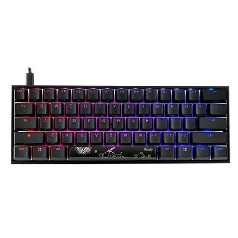 Teclado Gamer Ducky Mecha Mini Rgb Cherry Brown Rgb Pbt Double-Shot 60 - Imagen 2