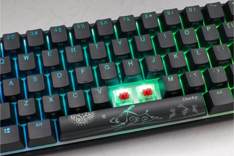 Teclado Gamer Ducky Mecha Mini V2 Rgb Kailh Box Red Pbt Double-Shot - Imagen 12