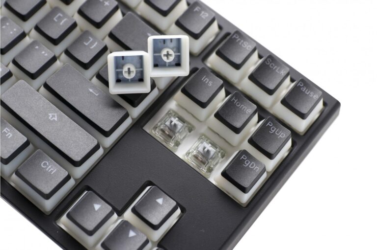 Teclado Gamer Ducky One 2 Rgb Tkl Pudding Edition Rgb Led Cherry Mx Blue Double Shot - Imagen 5