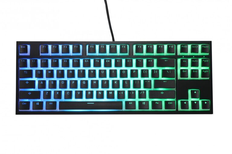 Teclado Gamer Ducky One 2 Rgb Tkl Pudding Edition Rgb Led Cherry Mx Blue Double Shot - Imagen 6