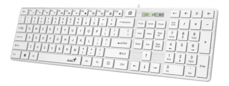 Teclado Genius Slimstar 126 White Usb - Imagen 4