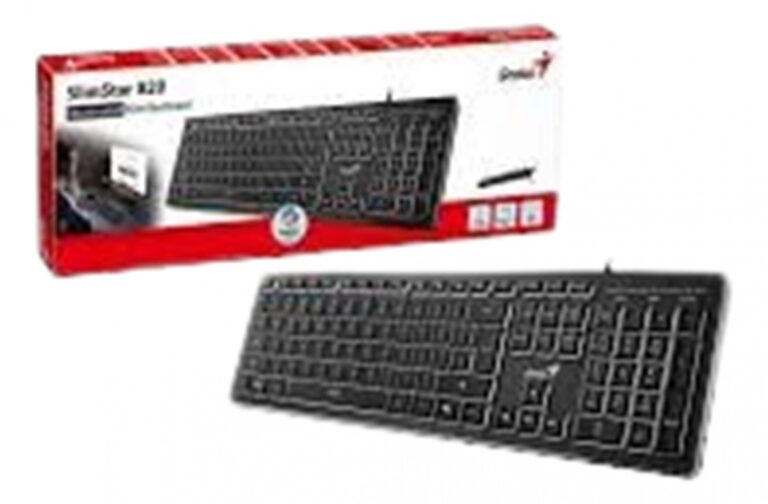 Teclado Genius Slimstar 820 Retroiluminado Black Usb - Imagen 3