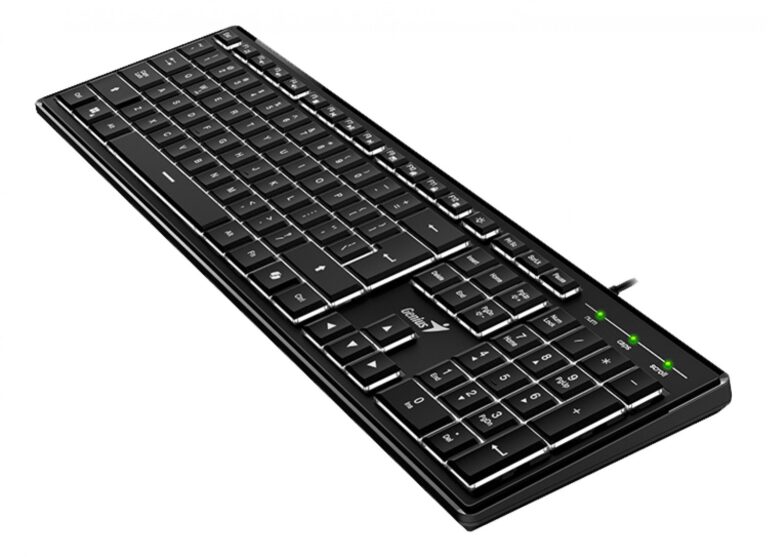 Teclado Genius Slimstar 820 Retroiluminado Black Usb - Imagen 5