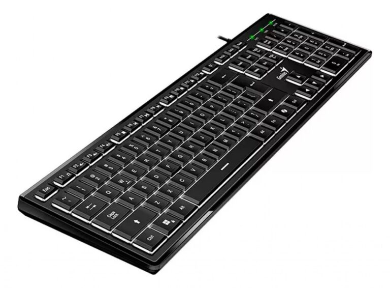 Teclado Genius Slimstar 820 Retroiluminado Black Usb - Imagen 2