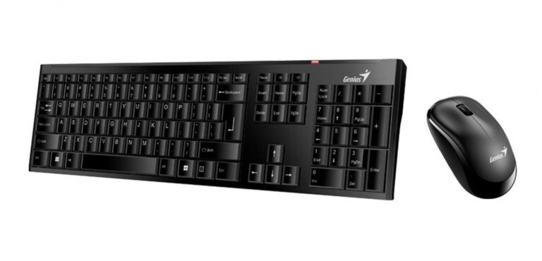 Teclado Genius+Mouse Slimstar 8000Se Sp Black - Imagen 3