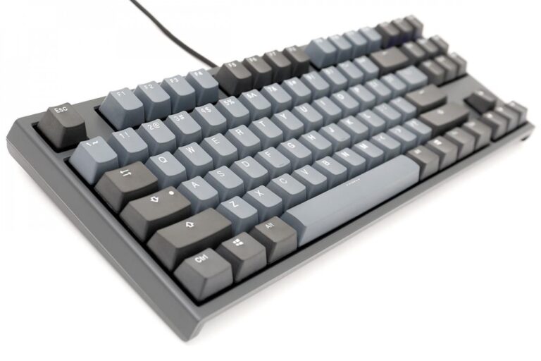 Teclado Mecanico Ducky One 2 Tkl Skyline Teclas Gris Oscuro Interruptor Rojo Ingles Pbt Doble Disparo Sin Costuras Estuche Gris Sin Led - Imagen 10