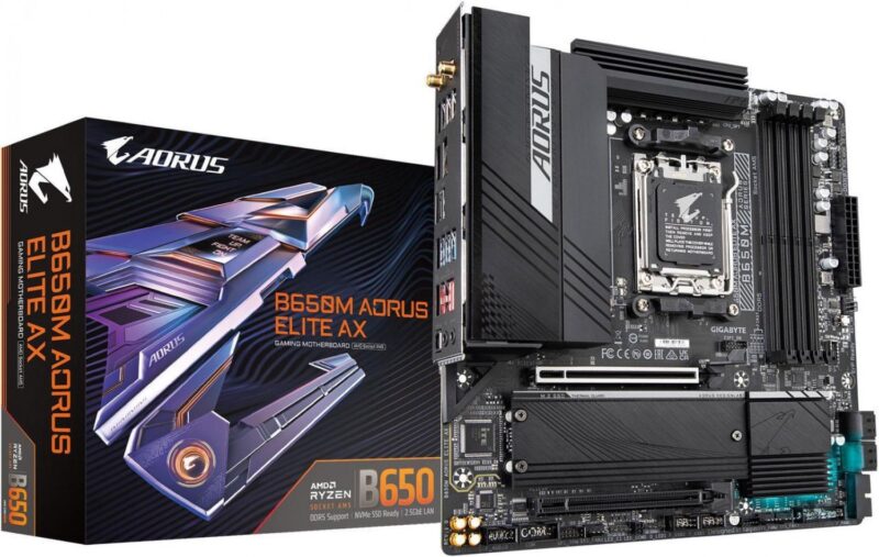 Mother Gigabyte (Am5) B650M Aorus Elite Ax 1.3