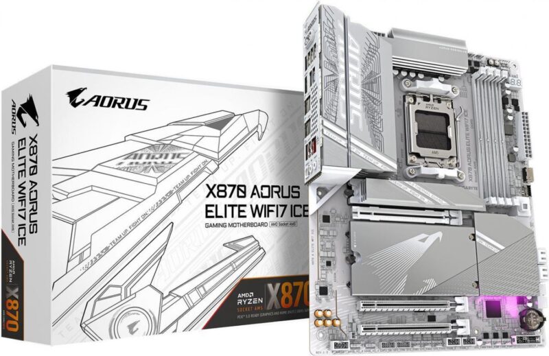 Mother Gigabyte (Am5) X870 A Elite Wf7 Ice