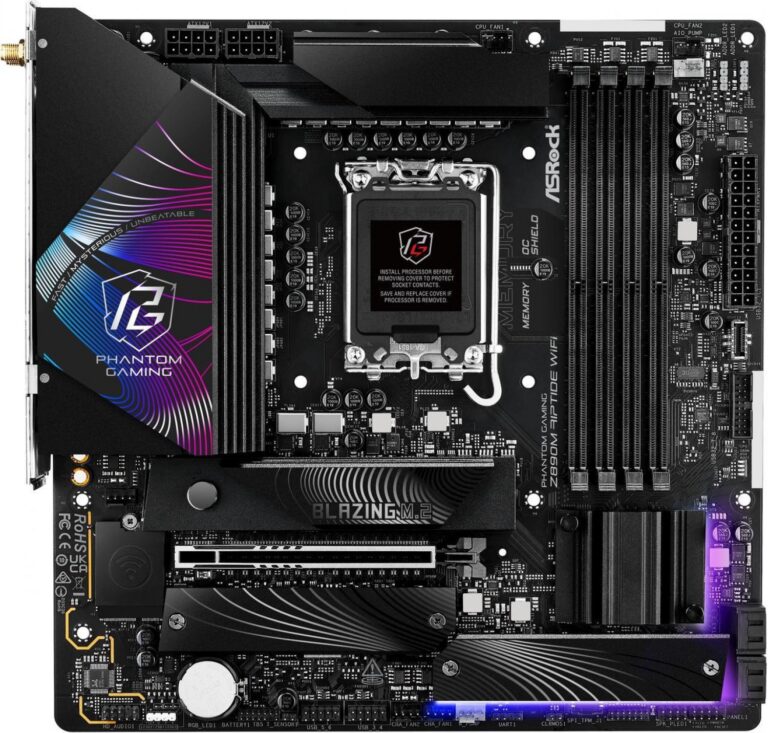 Mother Asrock (Lga1851) Z890M Riptide Wifi - Imagen 5
