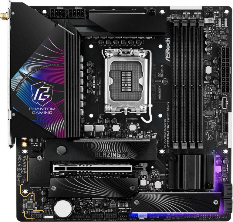 Mother Asrock (Lga1851) Z890M Riptide Wifi - Imagen 4