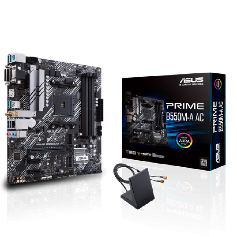 Mother Asus (Am4) Prime B550M-A Ac - Imagen 2