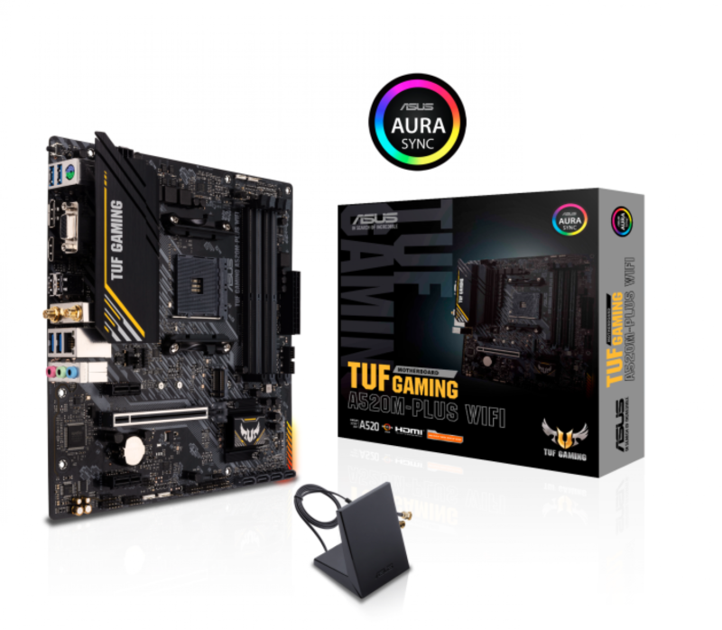 Mother Asus (Am4) Tuf Gaming A520M-Plus Wifi - Imagen 2